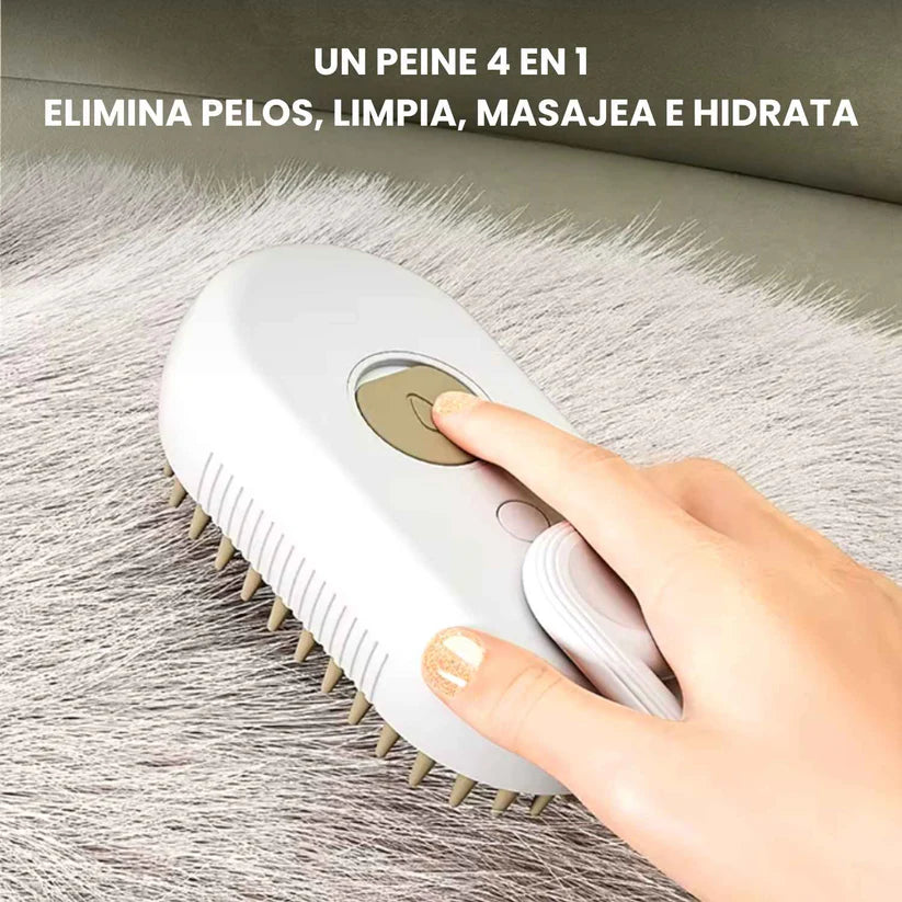 SuavePelo™ - El cepillo de vapor que limpia, hidrata y da brillo al pelaje de tu gato