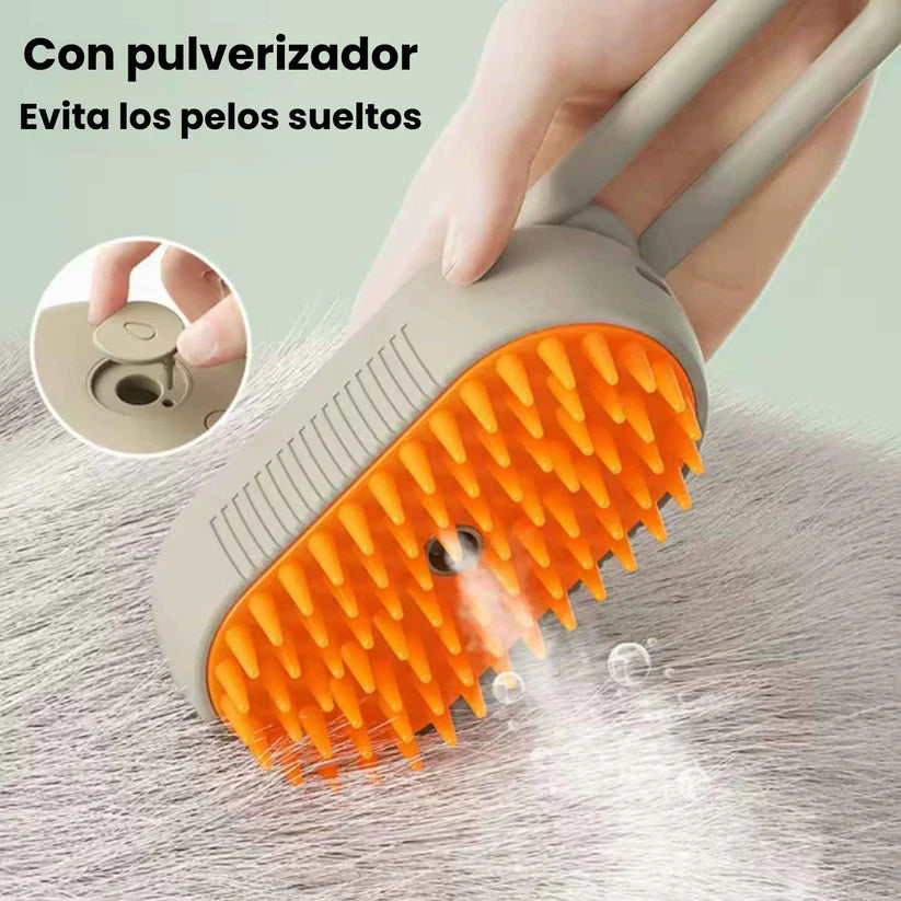 SuavePelo™ - El cepillo de vapor que limpia, hidrata y da brillo al pelaje de tu gato