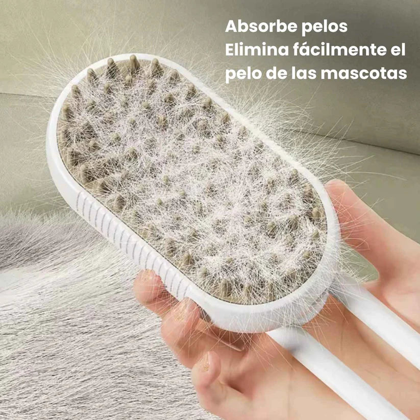 SuavePelo™ - El cepillo de vapor que limpia, hidrata y da brillo al pelaje de tu gato