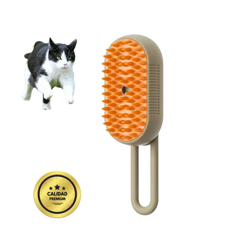 SuavePelo™ - El cepillo de vapor que limpia, hidrata y da brillo al pelaje de tu gato